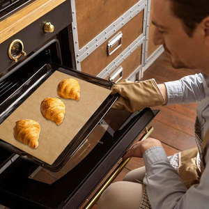 50 pezzi 100 pezzi 500 pezzi di carta assorbente Non sbiancata antiaderente Pre-tagliata carta pergamena da forno fogli di carta per biscotti per <span class=keywords><strong>Pizza</strong></span> - Product Image 3