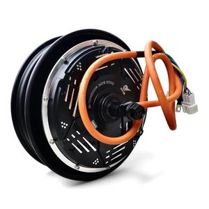 Motor de buje sin escobillas DKYS de 10 pulgadas y 2500W con sensor Dual Hall de 6 cables para una velocidad de 870 RPM. La potencia de 2500W de DKYS proporciona una alta potencia. - Product Image 4
