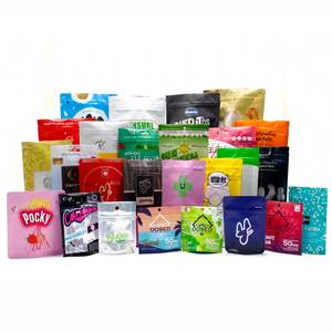 Tùy chỉnh in dây kéo có thể khóa lại đứng lên túi trái cây sấy khô hạt nhựa <span class=keywords><strong>doypack</strong></span> mùi bằng chứng <span class=keywords><strong>Ziplock</strong></span> bao bì thực phẩm Túi Mylar - Product Image 3