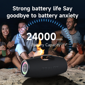 Altavoz Zealot S78 Boombox con <span class=keywords><strong>la</strong></span> <span class=keywords><strong>Mejor</strong></span> Calidad de Sonido, 100W de Bajos Potentes, Altavoz 5.0, Batería de 24000mAh, RGB, IPX6, Resistente al Agua, Ideal <span class=keywords><strong>para</strong></span> <span class=keywords><strong>Fiestas</strong></span> - Product Image 6