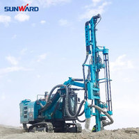 Machine de forage Sunward Mining, foreuse à marteau supérieur pour l'exploitation minière, équipement de forage pour l'exploitation minière dans le désert
