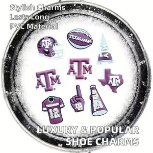 Amerikaanse Universiteit van Florida voetbalteam geïnspireerde PVC rubberen schoenbedels, hippe schoenversieringen als cadeau - Product Image 5