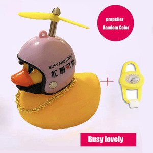 Vente en gros Petite cloche de vélo en forme de <span class=keywords><strong>canard</strong></span> en caoutchouc Conception mignonne pour les vélos d'enfants - Product Image 5