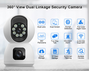 Best Seller Home Security IP CCTV Câmera Inteligente 1080p 2-Way Audio Intercom Motion Detection Dados em Nuvem para Monitoramento do Bebê - Product Image 3
