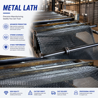 Lattes métalliques en acier galvanisé pour stuc, maille diamantée expansée, lattes plates, matériau de construction pour appartements, cloisons sèches, plâtre, maçonnerie, résistant à l'eau