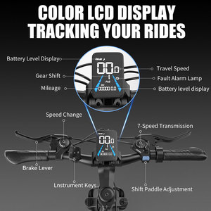 Bicicletta Elettrica Ibrida da Città Bigfly C29 Ultra 48V 15AH, E-Bike da Montagna, Bici Elettrica, Disponibile in Stock UE - Product Image 6