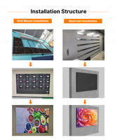 Panel LED Dinding Dalam Ruangan UHLED Mudah Dipasang Layar LED P1.86 P2 P2.5 Layar LED Warna Penuh HD Video Wall LED
