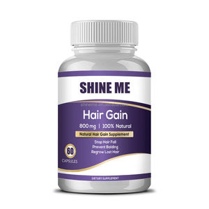 OEM ODM ผลิตภัณฑ์ธรรมชาติ ออร์แกนิค วีแกน ลดการหลุดร่วงของเส้นผม อุดมด้วยวิตามินอีและซี <span class=keywords><strong>ยา</strong></span>แคปซูลเร่งผม<span class=keywords><strong>ยา</strong></span>ว - Product Image 1