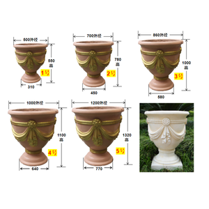แม่พิมพ์กระถางดอกไม้คอนกรีตไฟเบอร์กลาสคุณภาพสูง RF สำหรับตกแต่งสวนบ้าน แม่พิมพ์กระถางปูนซีเมนต์สำหรับขาย - Product Image 6