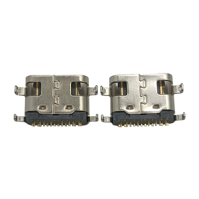 Handsfree connector type Typc-C 16 Pin 1.0mm SMD USB Female Socket SMT For Mobile Phone Charging Port manufacturer