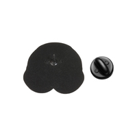 Épinglette en émail et broche en alliage de zinc, motif casque de soutien émotionnel et casque de dessin animé mignon, pour la décoration de sacs à dos, vestes, chapeaux et revers