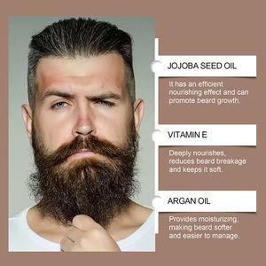 Private Label Natural Organic Professional 100% Natural Organic Vegan Beard Care Softens Strengthens <strong>Mens</strong> Beard Growth Oil - Product Image 5