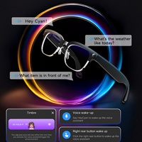 Gafas Inteligentes con IA y Realidad Aumentada Inalámbricas para Películas de Alta Calidad, Pantalla con Cámara 2K 4K, Lentes de Transición Magnéticas