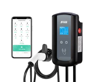 Wholesale car charging post 7kw ac electric car charger 32a ce european standard 32a type 2 wifi ev home charger