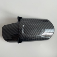 JY LBCFFDPOST Garde-boue arrière en fibre de carbone pour moto tout-terrain Light Bee - Petite extension de garde-boue protège l'amortisseur