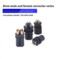 Conector de Alimentación Impermeable Negro Macho y Hembra Serie M7M9 de la Marca ZX (Material PBT y Cobre) para Uso Doméstico