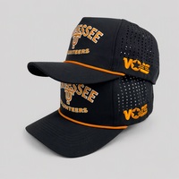 Gorra de Béisbol con Logotipo Personalizado, Gorra con Visera Curva Perforada con Corte Láser, Gorra de Golf Impermeable para Senderismo al Aire Libre
