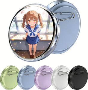 Badge numérique IA Open Source avec écran HD transparent de 1,8 pouce, API ouverte, rechargeable, téléchargement Bluetooth, pendentif personnalisé OEM - Product Image 1