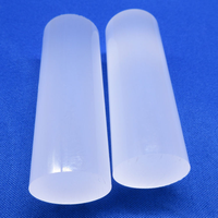 Barres acryliques transparentes et colorées, barres de diffusion de lumière blanc laiteux