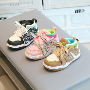 Baskets pour enfants automne baskets décontractées pour garçons et filles chaussures unisexes haut de gamme à la mode chaussures de bébé à semelle souple - Product Image 2