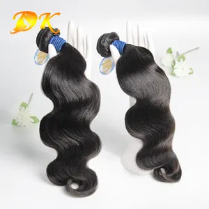 Cabello virgen brasileño con cutícula, mechones de pelo remy Virgen sin procesar, proveedor profesional de cabello humano virgen