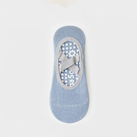 Chaussettes de yoga antidérapantes pour femmes, en coton tricoté respirant, avec silicone, ajustement moulant, pour l'été, la gym, la danse, débutantes, ODM