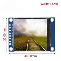 Modul Layar TFT Warna Penuh 1,54 Inci 1,54" HD IPS LCD LED 240x240 Antarmuka SPI ST7789