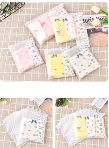 Borsa di plastica trasparente con cerniera interna smerigliata indipendente per bambini - Product Image 4