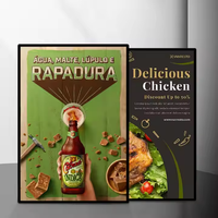 Nouveau menu personnalisé boîte à lumière Restaurant magasin Led panneau de menu affichage suspendu publicité commerciale boîte à lumière