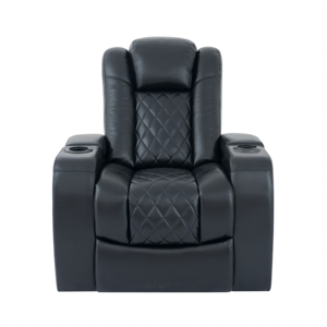 Nisco Modern Power Lift Liegestuhl Kunstleder polsterung mit Lordos stütze Cup holder Aufbewahrung sbox Ausziehbarer Metallrahmen
