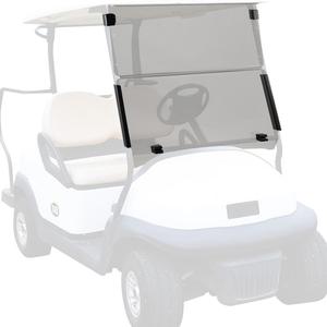 Parabrisas delantero plegable para carrito de golf, protector de plástico transparente duradero, otras piezas exteriores, decoración exterior - Product Image 4