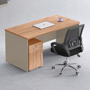 Premium Office Workstation Executive Unit <strong>With</strong> Bookshelf and <strong>File</strong> <strong>Cabinet</strong> Modern Wooden Table for Managers Manager Office <strong>Desk</strong> - Product Image 4