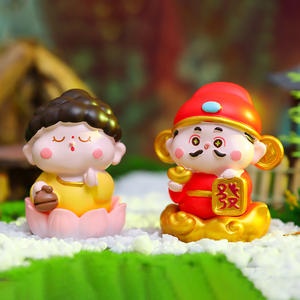 Figurine créative porte-bonheur <span class=keywords><strong>Little</strong></span> Immortal, décoration de salon, petit cadeau exquis, artisanat en résine, fabricant - Product Image 2