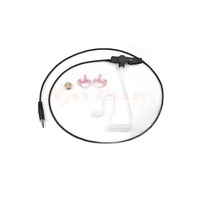 RAYTALK E-42 Nouveau Casque Téléphonique Motorisé avec Écouteur à Tube Acoustique, Circum-auriculaire, Prise Jack 3,5 mm, Garantie 12 Mois, Optimal