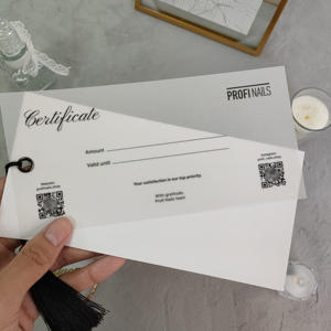 Elegante Tarjeta de Regalo Negra con Diseño de Sobre Extraíble, Papel de Vellón Plateado con Código QR y Borla, Juego de Tarjetas de Invitación - Product Image 3