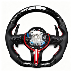 Volant en fibre de carbone Direct Sal avec LED pour BMW Série 3 4 5 F30 F31 F32 F36 E92 F10 F11 F80 F82 M3 M4 X3 X4 X5 X6 - Product Image 3