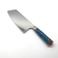 Personnalisation VG-10 ensemble de couteaux de chef en acier Damas manche en résine exquis