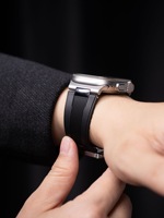 Bracelet en silicone liquide de luxe pour montre connectée Ultra S11 10 9876se 42/44/45/49mm 46mm Nautilus avec boucle déployante