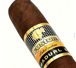Étiquettes de cigares de luxe holographiques durables avec logo de marque personnalisé, dorure à chaud 3D en relief, bandes adhésives pour cigares - Product Image 1