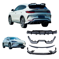 Kit de carrosserie en gros d'usine pour BYD Song Plus aile supérieure de pare-chocs avant et arrière noir brillant accessoires de voiture de becquet de haute qualité