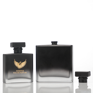 Botella de Perfume de Lujo de 30 ml, 50 ml, 100 ml, Botella Cuadrada Negra y Transparente, Botella de Perfume de Vidrio Personalizada con Caja Rígida de Embalaje - Product Image 6