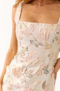 Abito personalizzato con stampa floreale in papavero Mini abito con scollo all'americana personalizzabile in Chiffon per le donne per uscite o feste Casual - Product Image 6