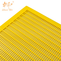 Nouvelle barrière verticale en plastique pour reine d'abeilles Zorue 2024, jaune, garantie 1 an pour élevage apicole, taille OEM 49x26cm, modèle QE001