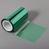 Film PET vert transparent film en rouleau en plastique transparent film en rouleau de stratification pour animaux de compagnie