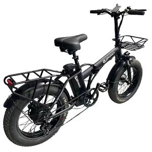 Xe đạp điện 48V không chổi than pin lithium gấp xe trượt tuyết ATV người lớn nam giới và phụ nữ biến tốc độ điện - Product Image 5