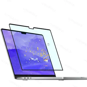 Многоразовая пленка против синего света, высокая прозрачность, сохранность оригинального цвета, Силиконовый протектор экрана для Macbook Air 15 дюймов 2023