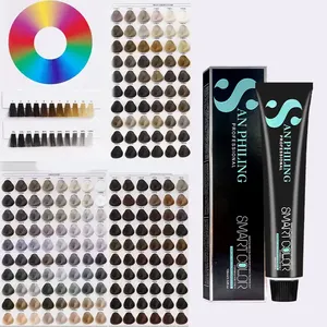 JIAYING Custom Professional Herbal Low Ammonia Free Hair Dye Color Cream Permanent 52 Colors Fashion Colour For Salon