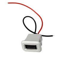 USB 2.0 Typ A Buchsenstecker Kabel Crimp- und Lötanschluss USB-Buchse für Spielzeug, Tischlampe, Präzisionsinstrument, Ladeanschluss Großhandel