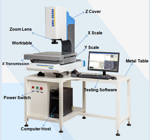 <span class=keywords><strong>M</strong></span>áquina de Medición por Vídeo CNC VMS, Control de Doble Bucle, Luz LED de 8 Zonas, Granito de Grado 00, Exportación <span class=keywords><strong>AutoCAD</strong></span> - Product Image 2