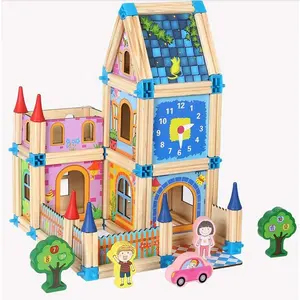 Rompecabezas tridimensional modelo de casa en 3D, regalo de cumpleaños para niños, juguetes de inteligencia ensamblados, habilidad manual de 3 a 10 años